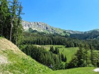 034 Abstieg beim Scheikl mit Blick zu unserem Aufstieg